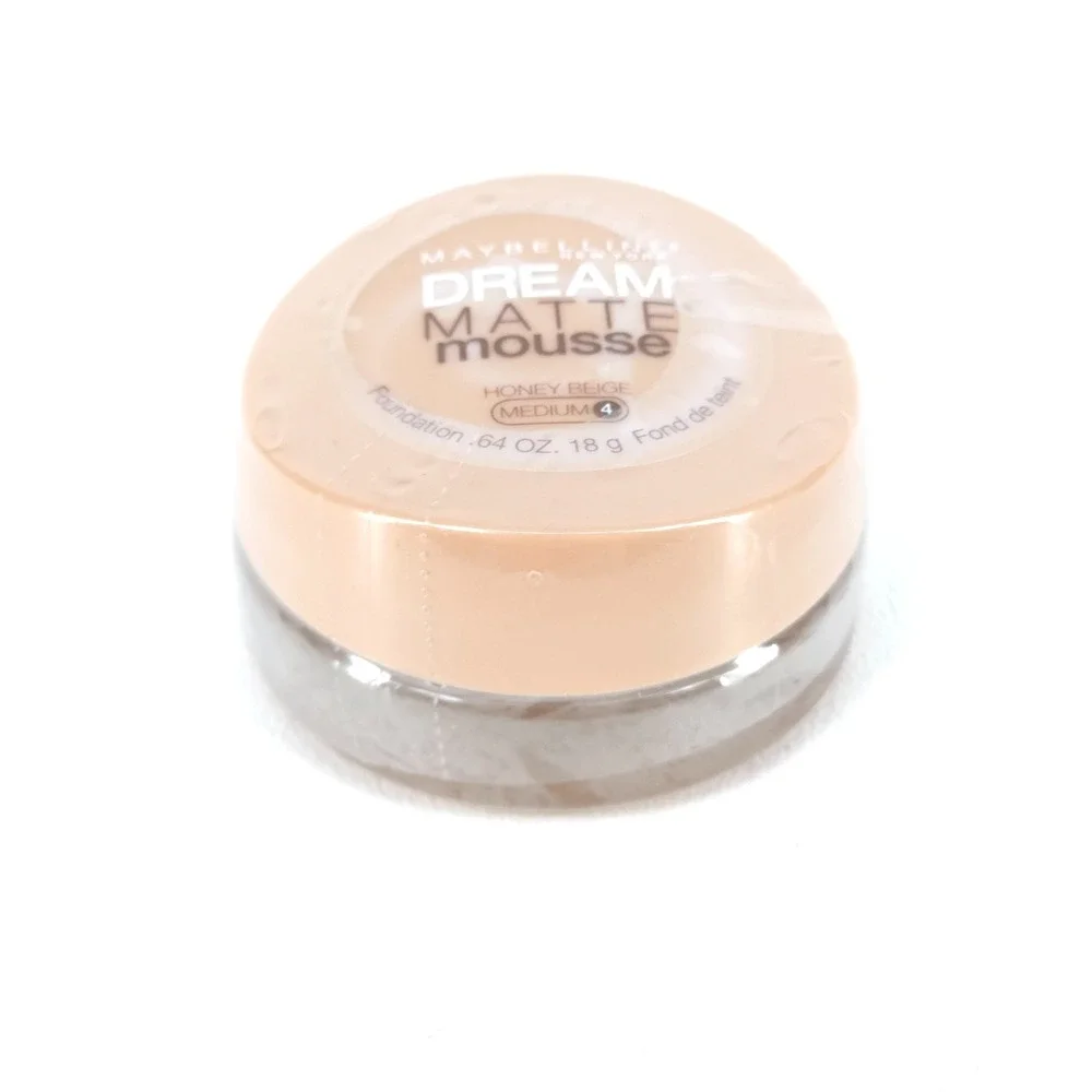 Maybelline Dream Matte Mousse Foundation Honey Beige Medium 4 18g Sealed NEW